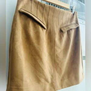 Brand new Sheike suede skirt